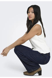 thumbnail: ONLY high waist wide leg jeans ONLJUICY dark blue denim