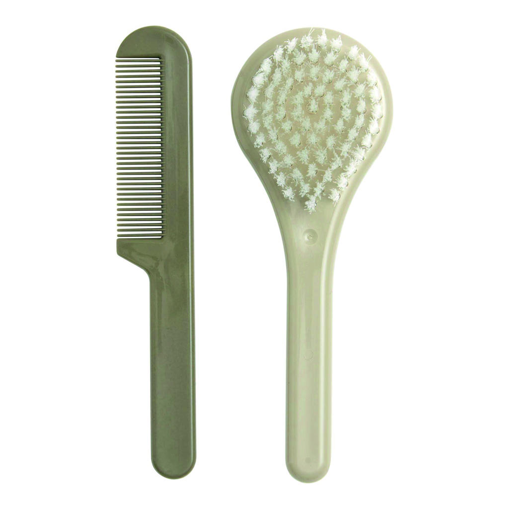 Luma Kam & Borstel Olive green