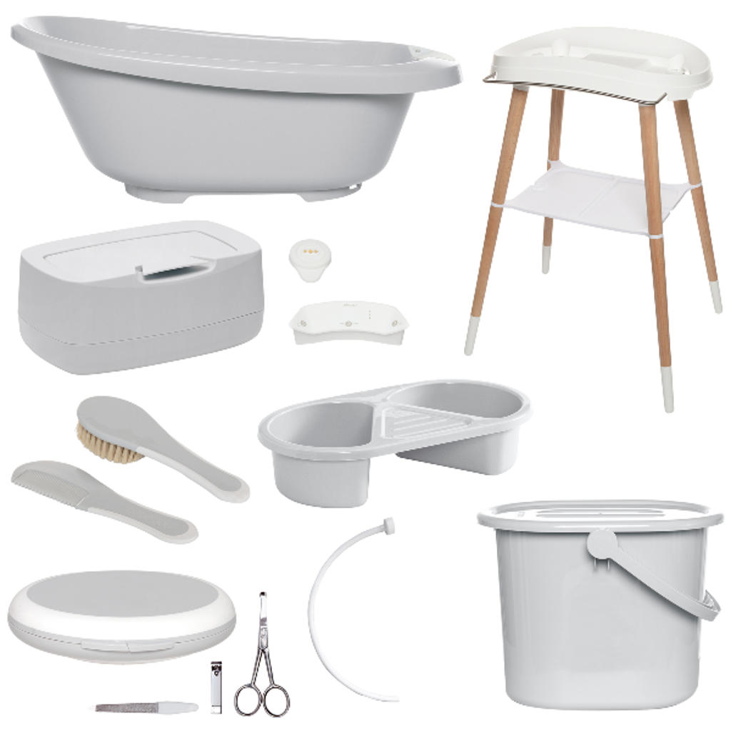 bébé-jou Badset 8-delig Sense Light Grey