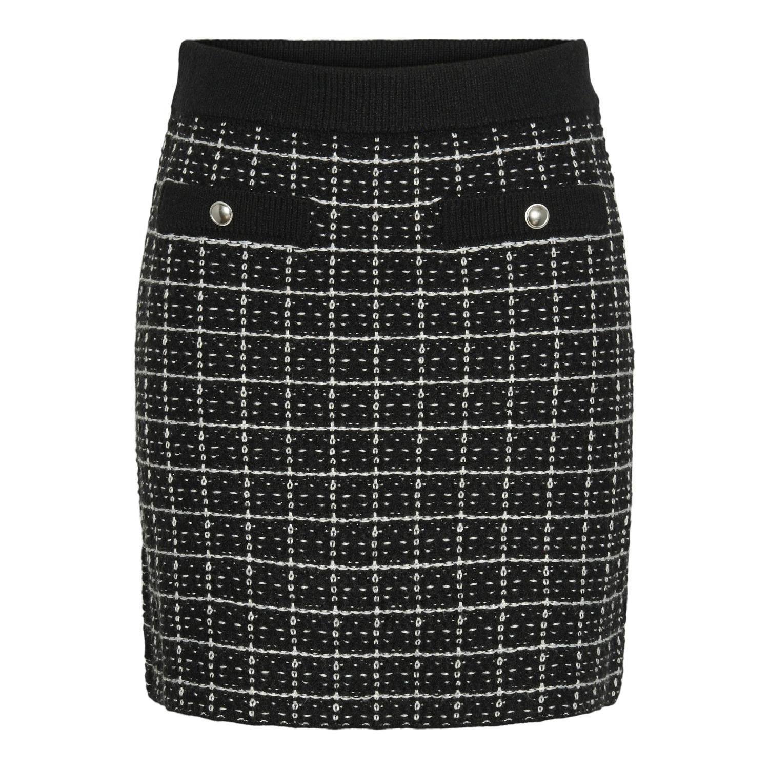 PIECES mini rok zwart PCNILJA