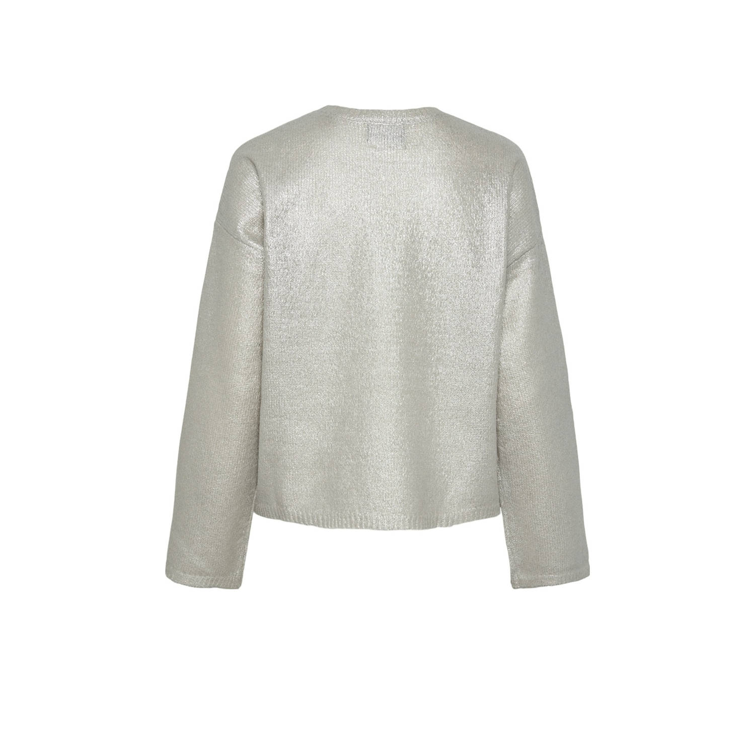 PIECES Curve pullover zilver