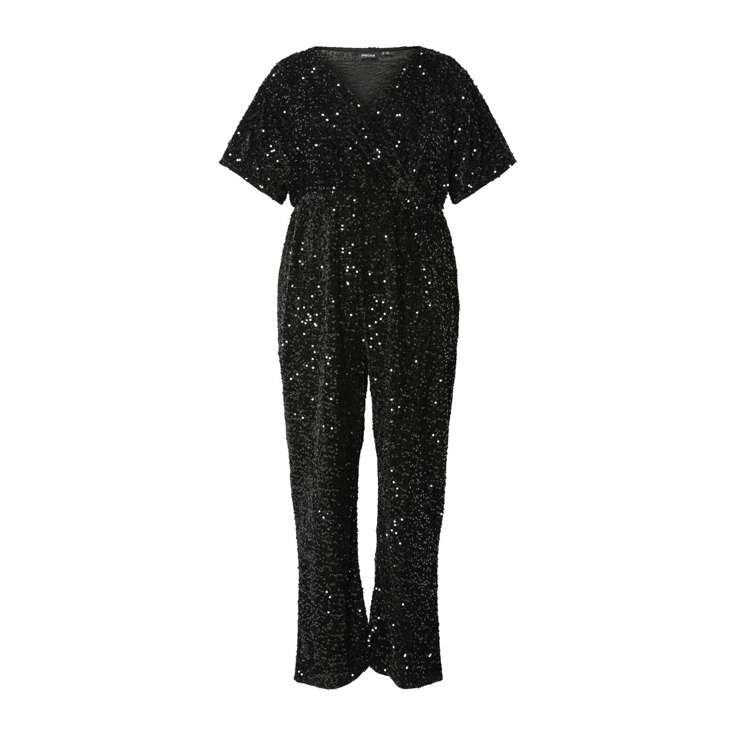 PIECES Curve jumpsuit PCKAM zwart