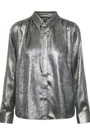 blouse PCNISANA zilver