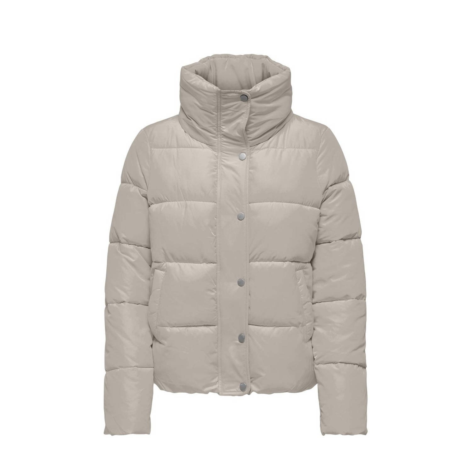 Only Cool Puffer Jacket Beige Dames