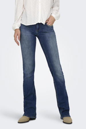 low waist flared jeans ONLBLUSH dark blue denim