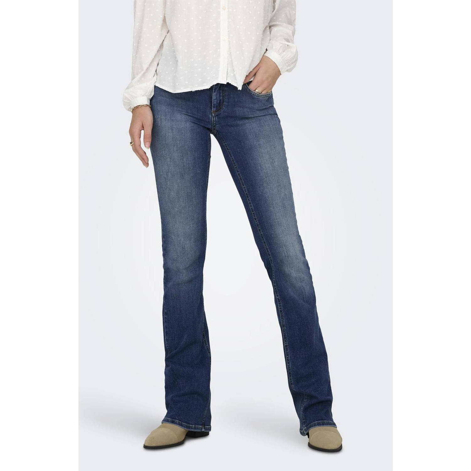 Only Bootcut jeans ONLBLUSH LW FLARED DNM REA1303 NOOS