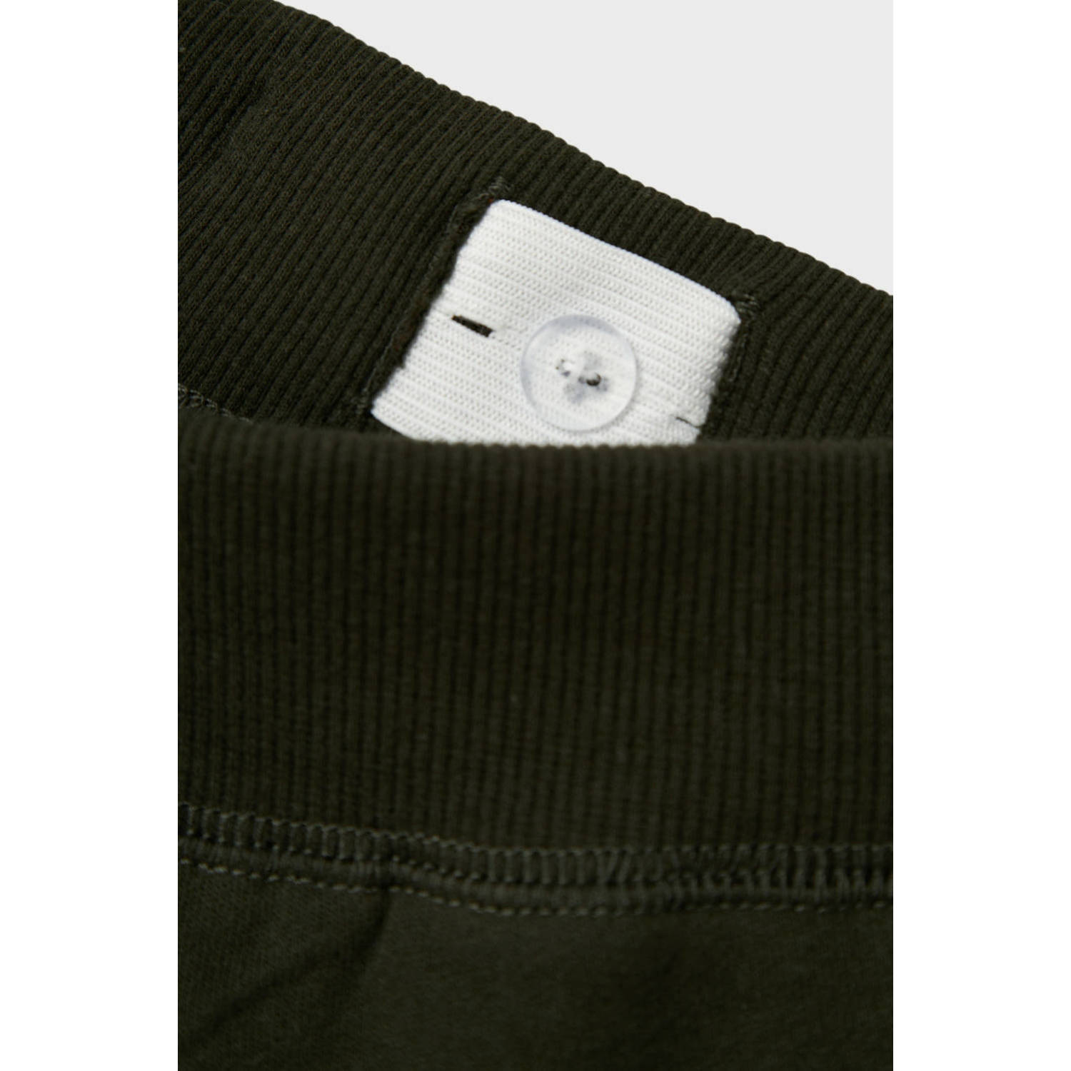 NAME IT KIDS regular fit broek NKMSWEAT donker olijfgroen