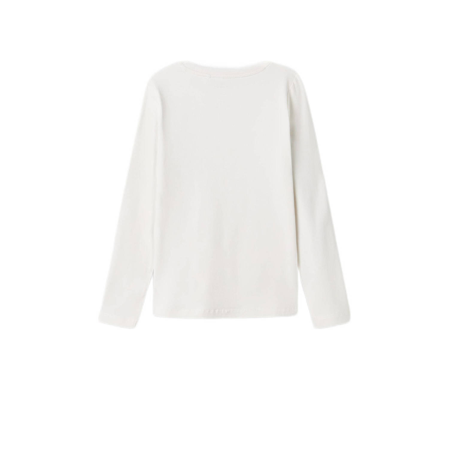 NAME IT KIDS longsleeve NKFVIX set van 2 ecru zwart