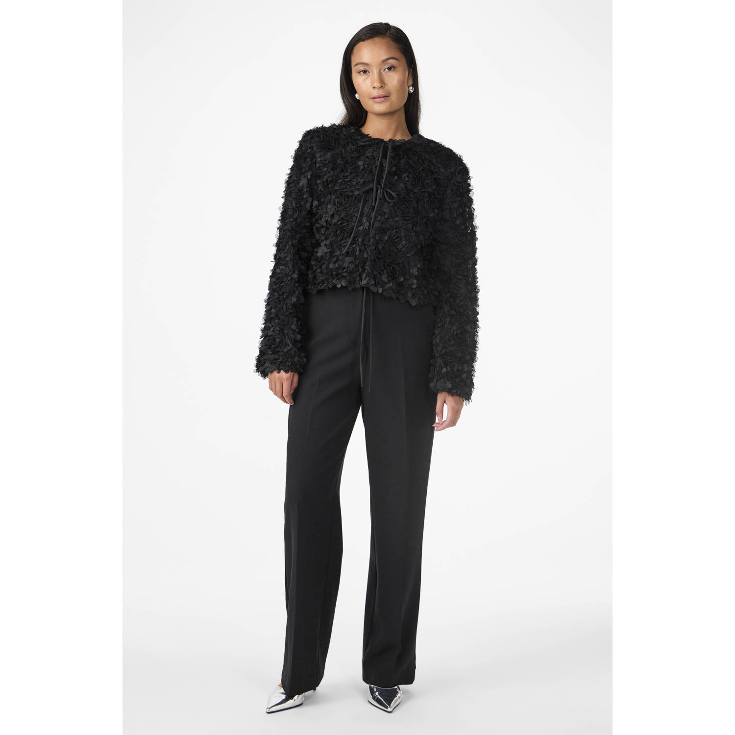 Y.A.S. Dames Truien & Vesten Yasflowi Ls Jacket Zwart