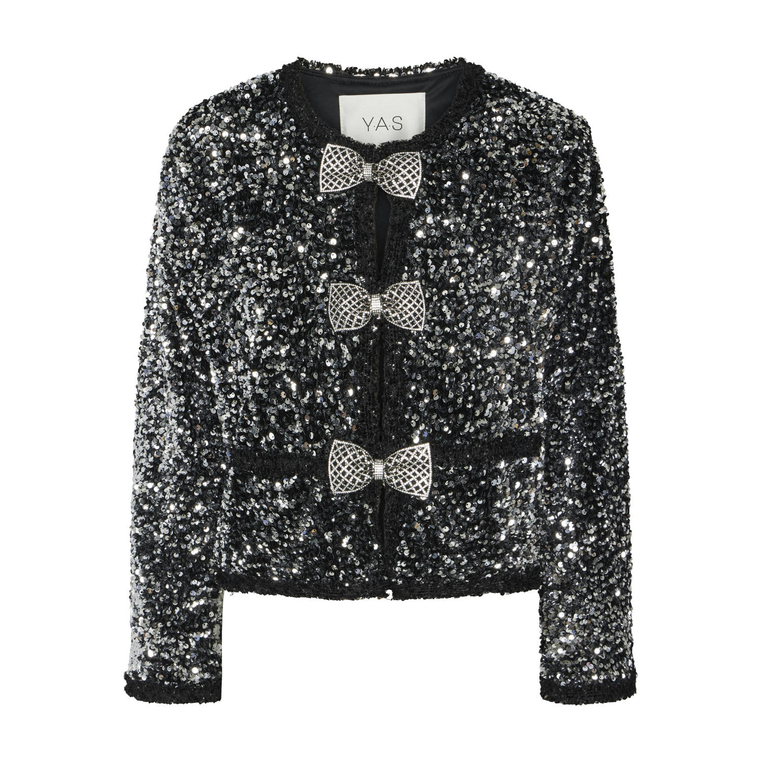 Y.A.S. Dames Truien & Vesten Yasbow Ls Jacket Zwart