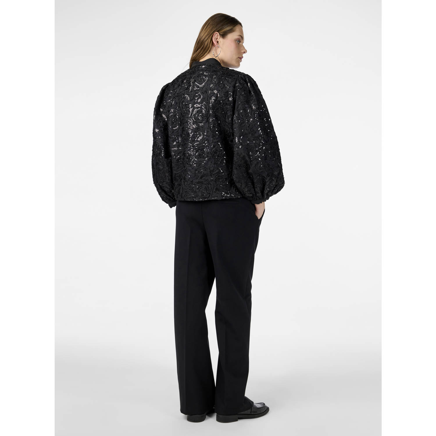 Y.A.S blouse YASROSY zwart