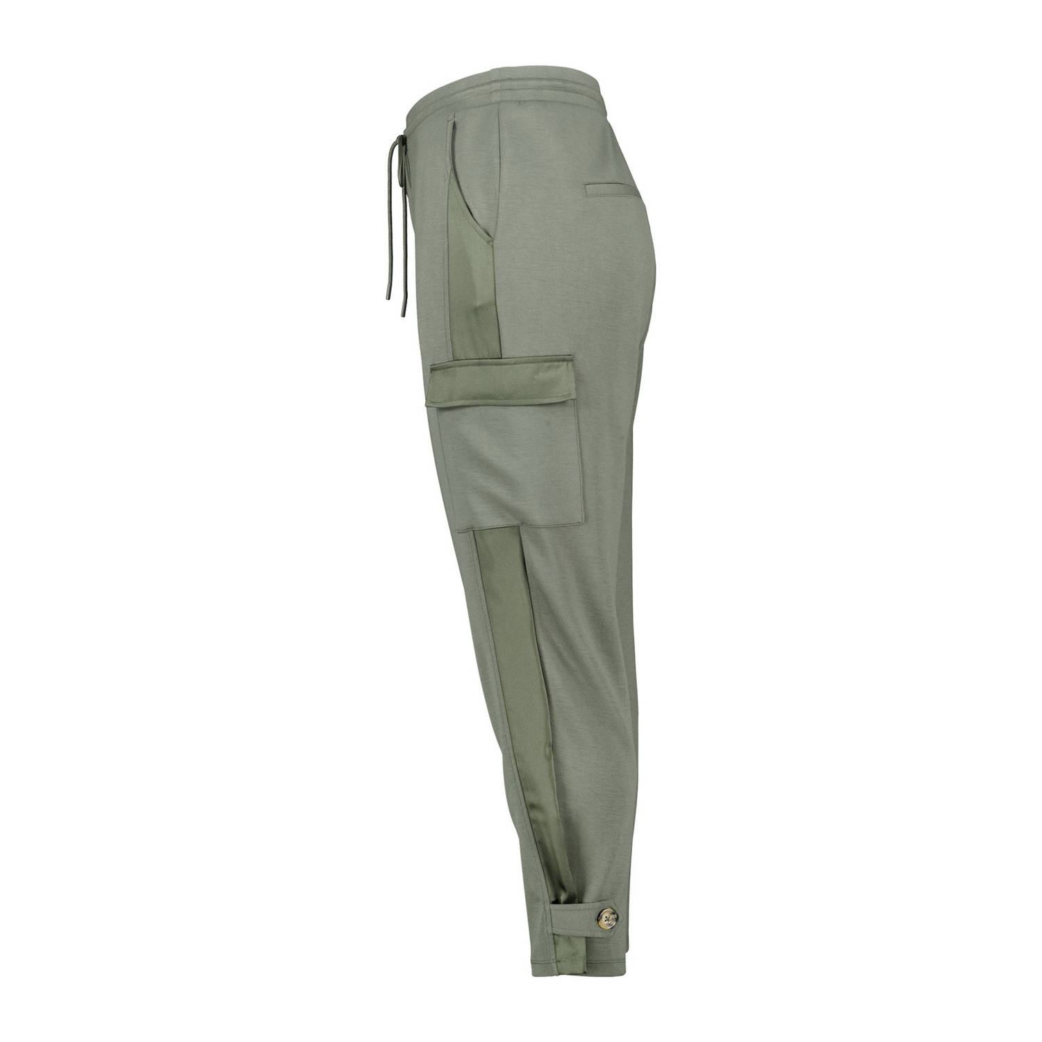 MS Mode slim fit broek kaki