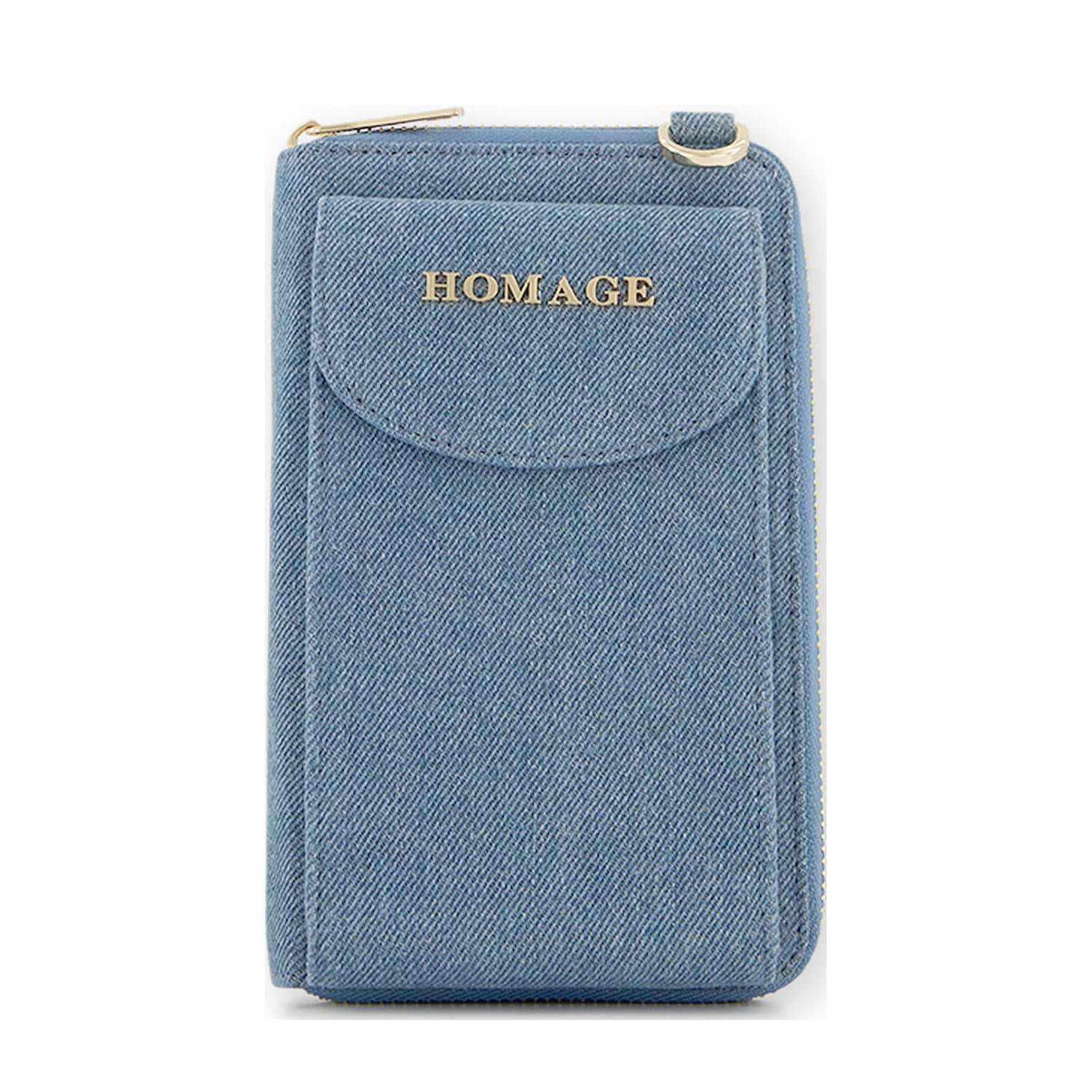 Homage to Denim crossbody tas Kaia blauw