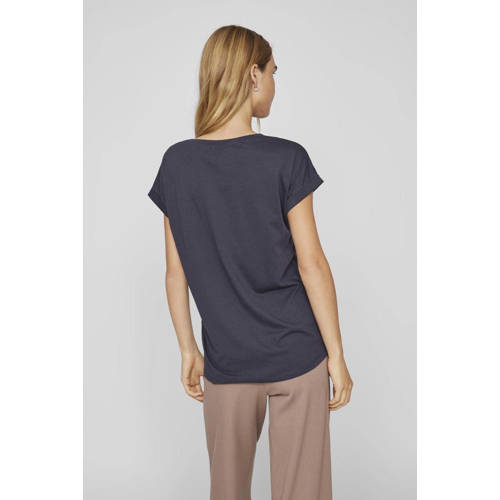 VILA T-shirt VIDREAMERS donkerblauw afbeelding