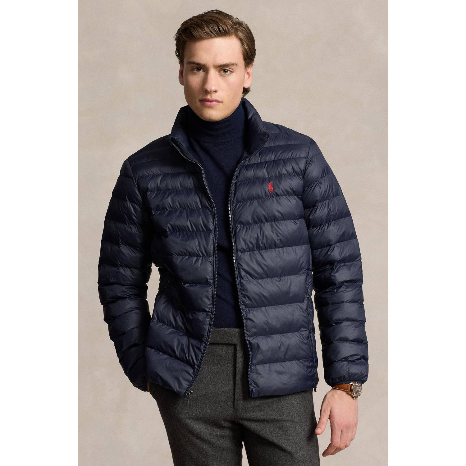 Polo Ralph Lauren Gewatteerd jack met opstaande kraag model 'TERRA'