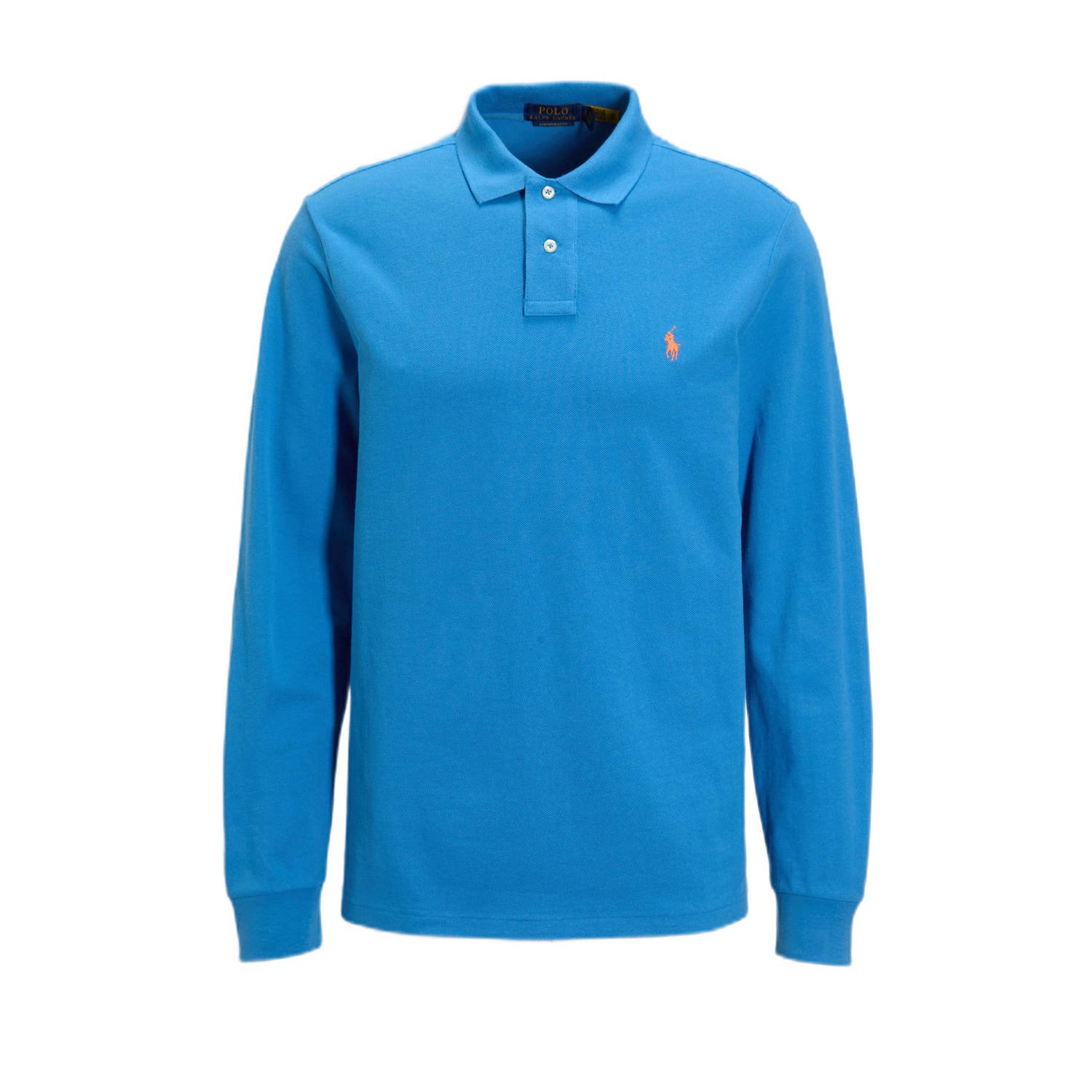 POLO Ralph Lauren slim fit polo met logo blauw
