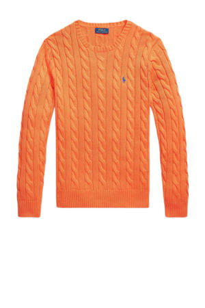 trui oranje gebreid