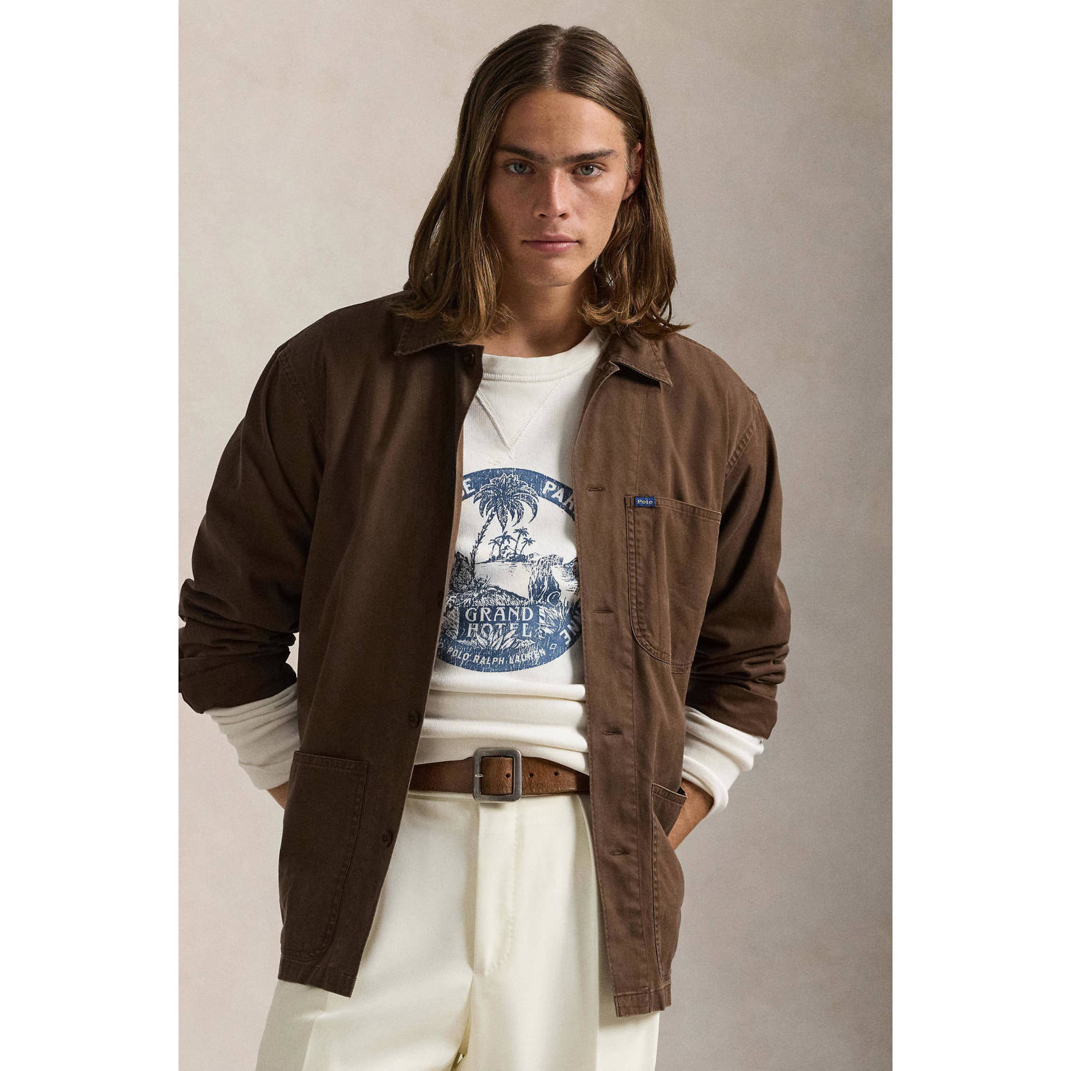 POLO Ralph Lauren overshirt bruin