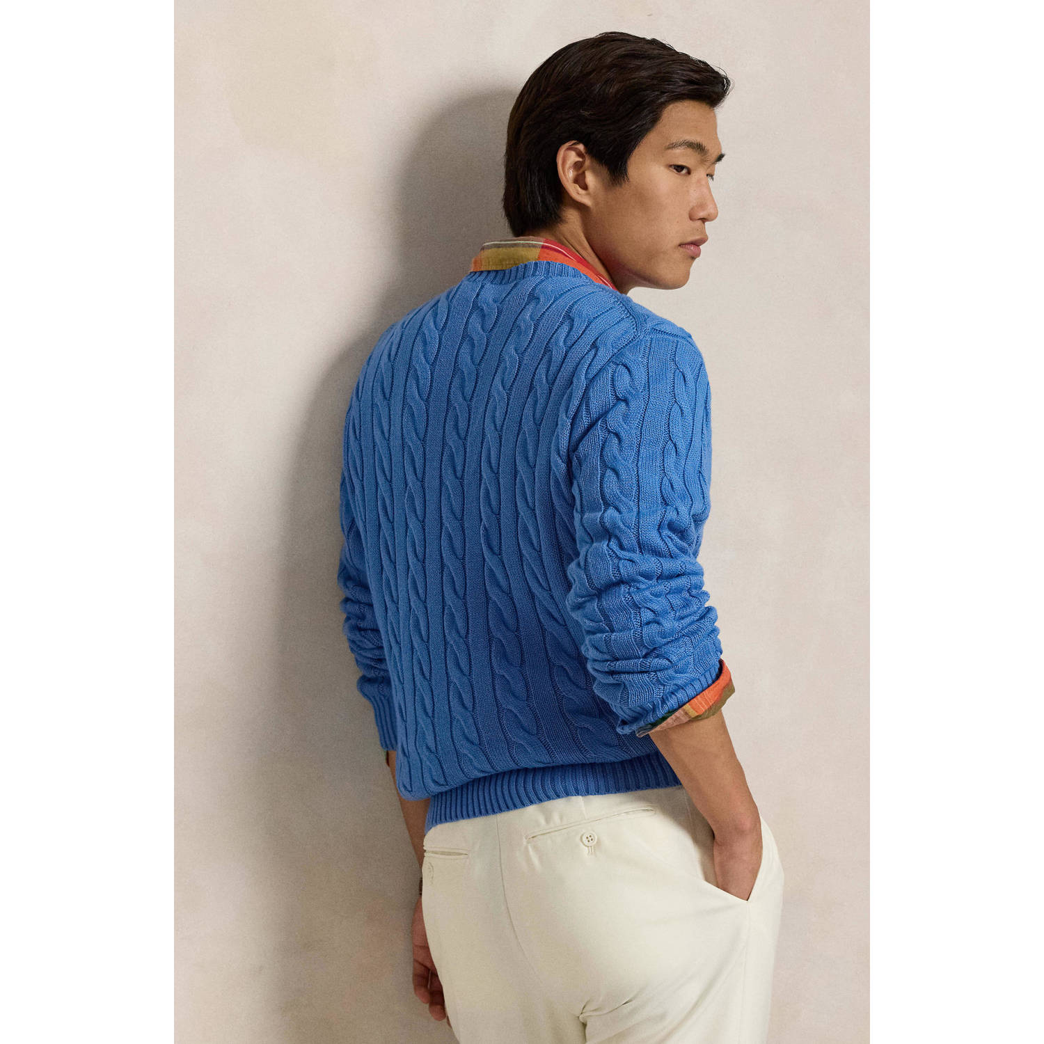 POLO Ralph Lauren trui blauw gebreid