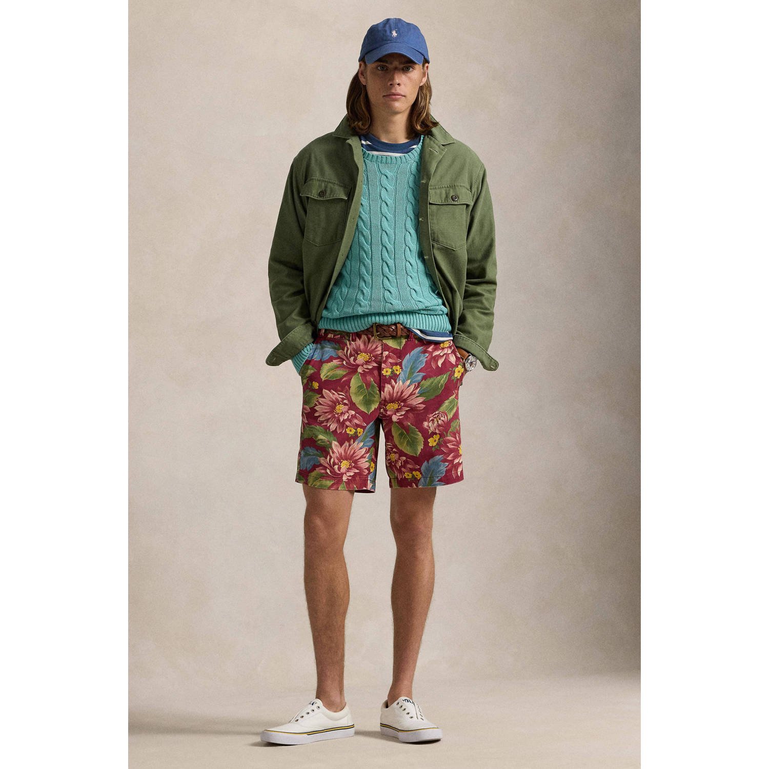 POLO Ralph Lauren trui blauw gebreid