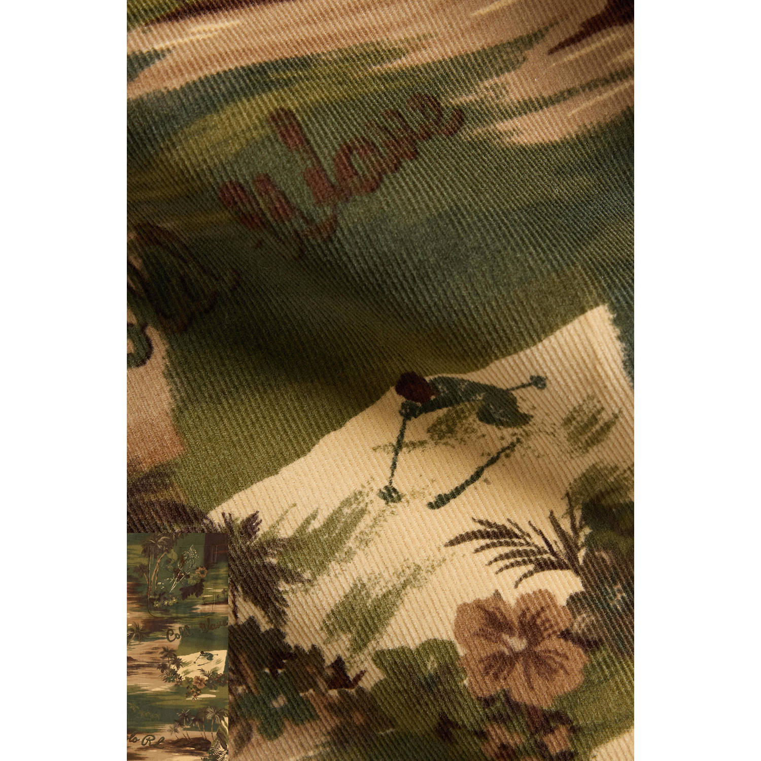 POLO Ralph Lauren casual overhemd donkergroen