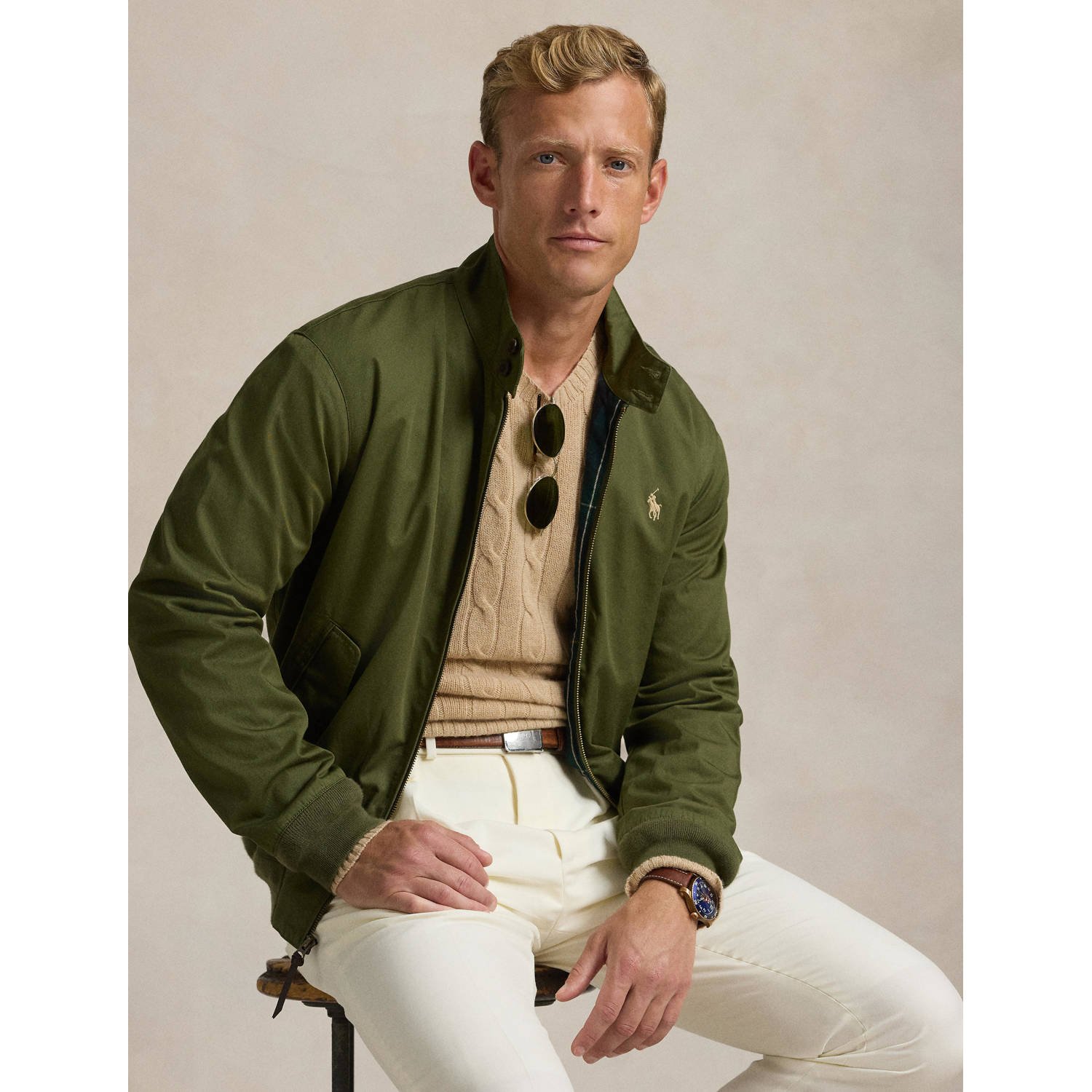 POLO Ralph Lauren tussenjas groen