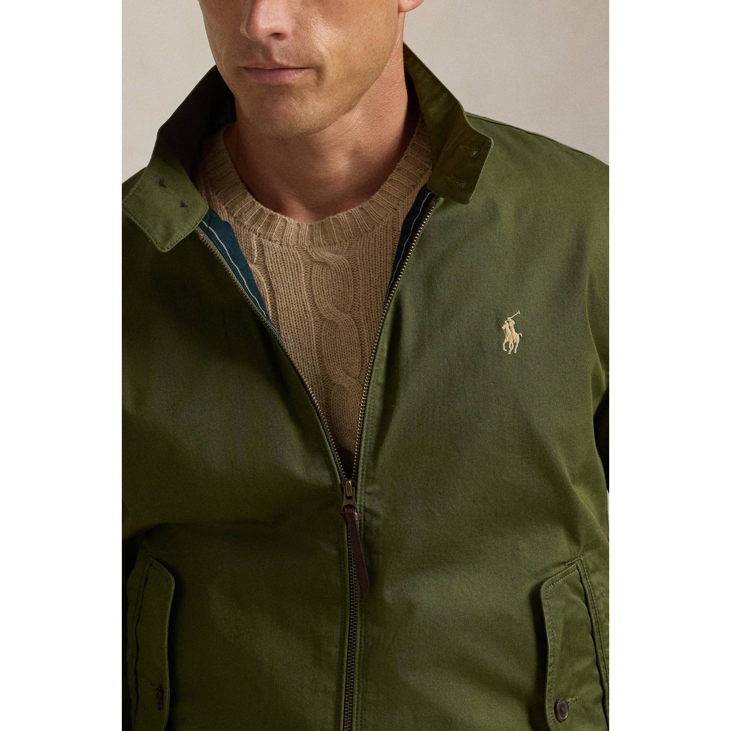 POLO Ralph Lauren tussenjas groen
