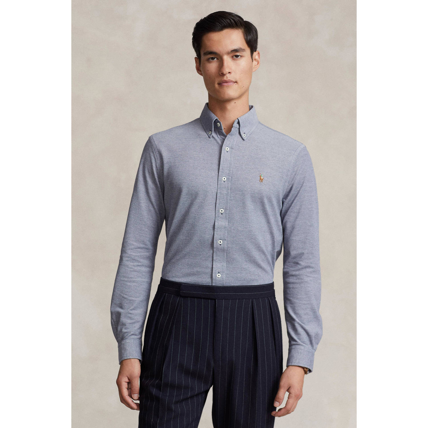 Polo Ralph Lauren Regular fit vrijetijdsoverhemd met labelstitching