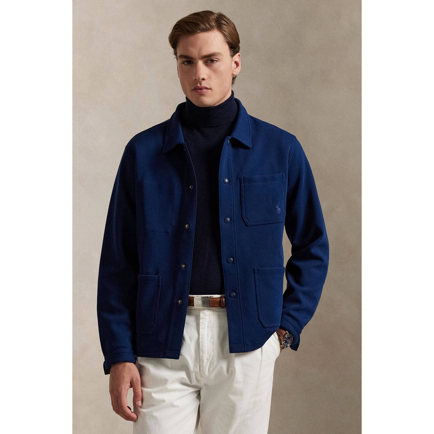 POLO Ralph Lauren overshirt donkerblauw