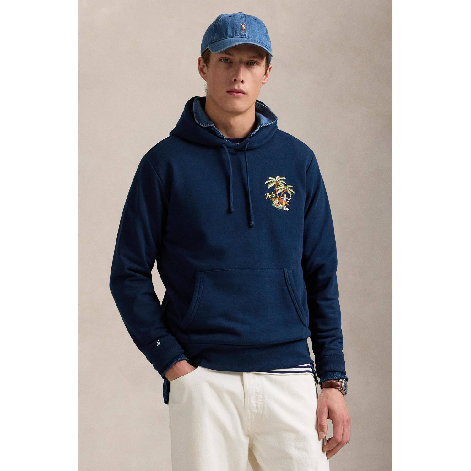 POLO Ralph Lauren hoodie donkerblauw