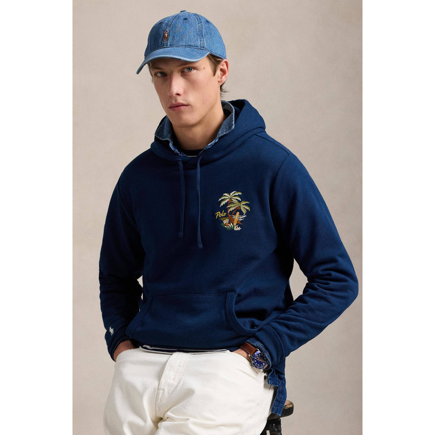 POLO Ralph Lauren hoodie donkerblauw