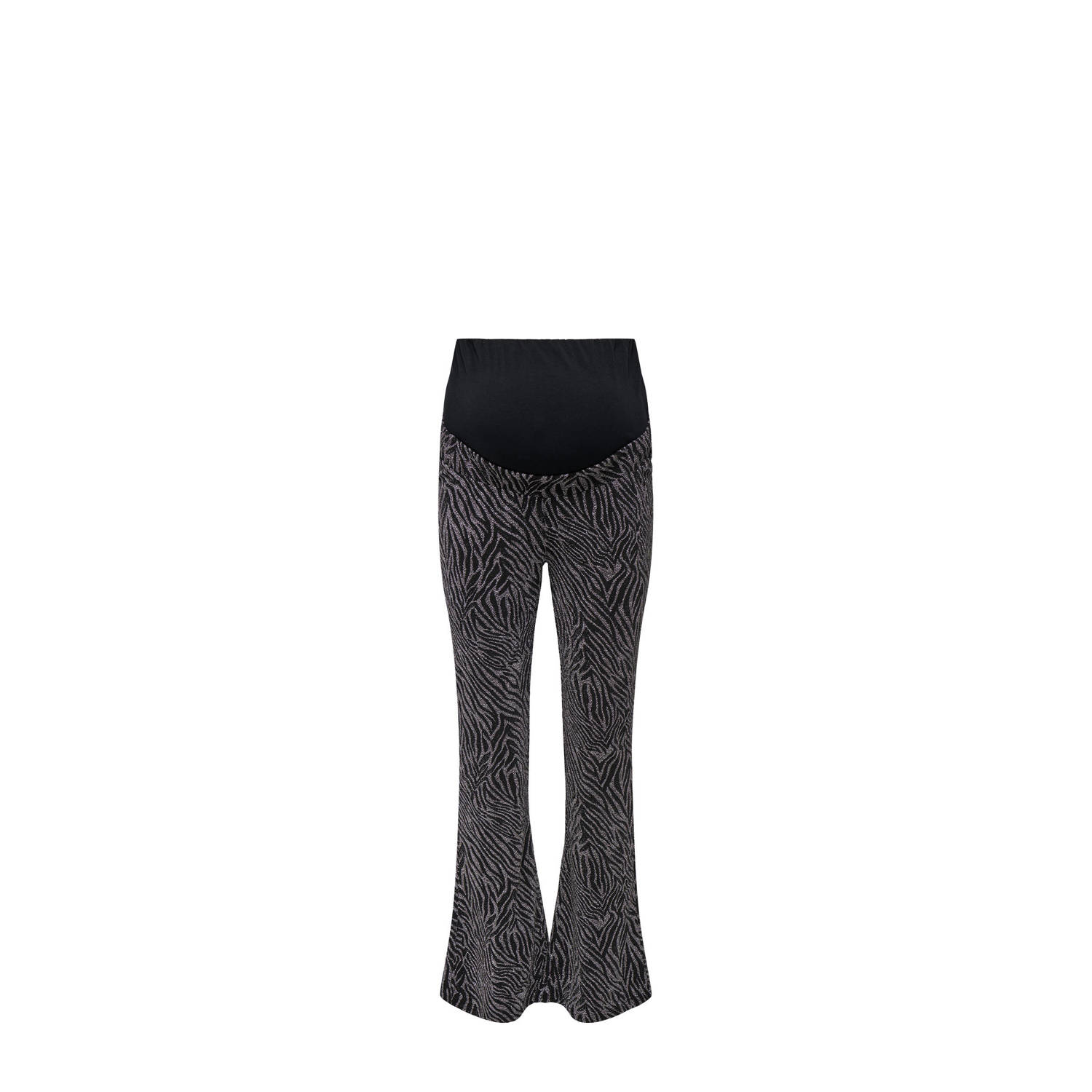ONLY MATERNITY zwangerschaps flared broek zwart