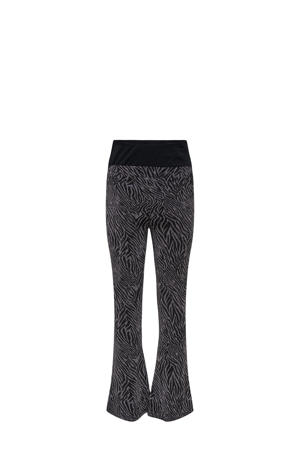 zwangerschaps flared broek zwart