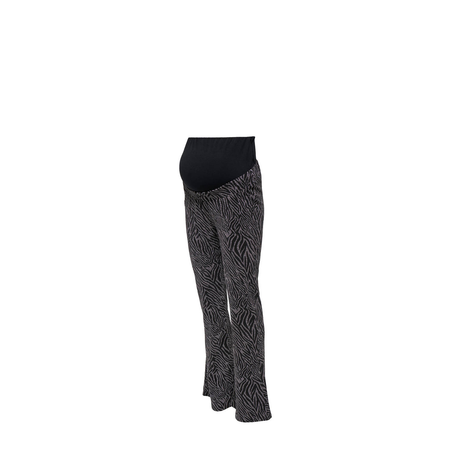 ONLY MATERNITY zwangerschaps flared broek zwart