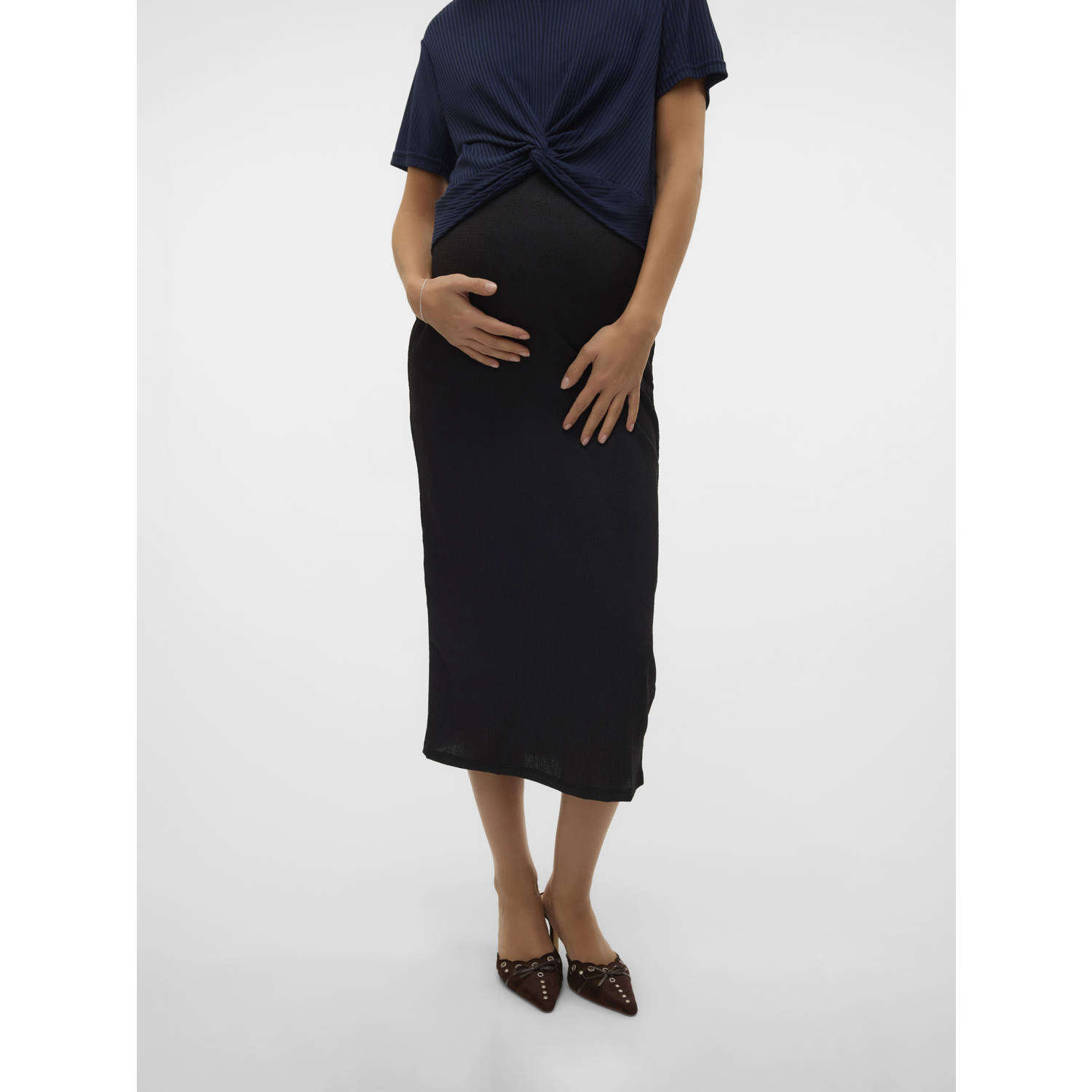 VERO MODA MATERNITY zwangerschapsrok VMMMERCURY zwart