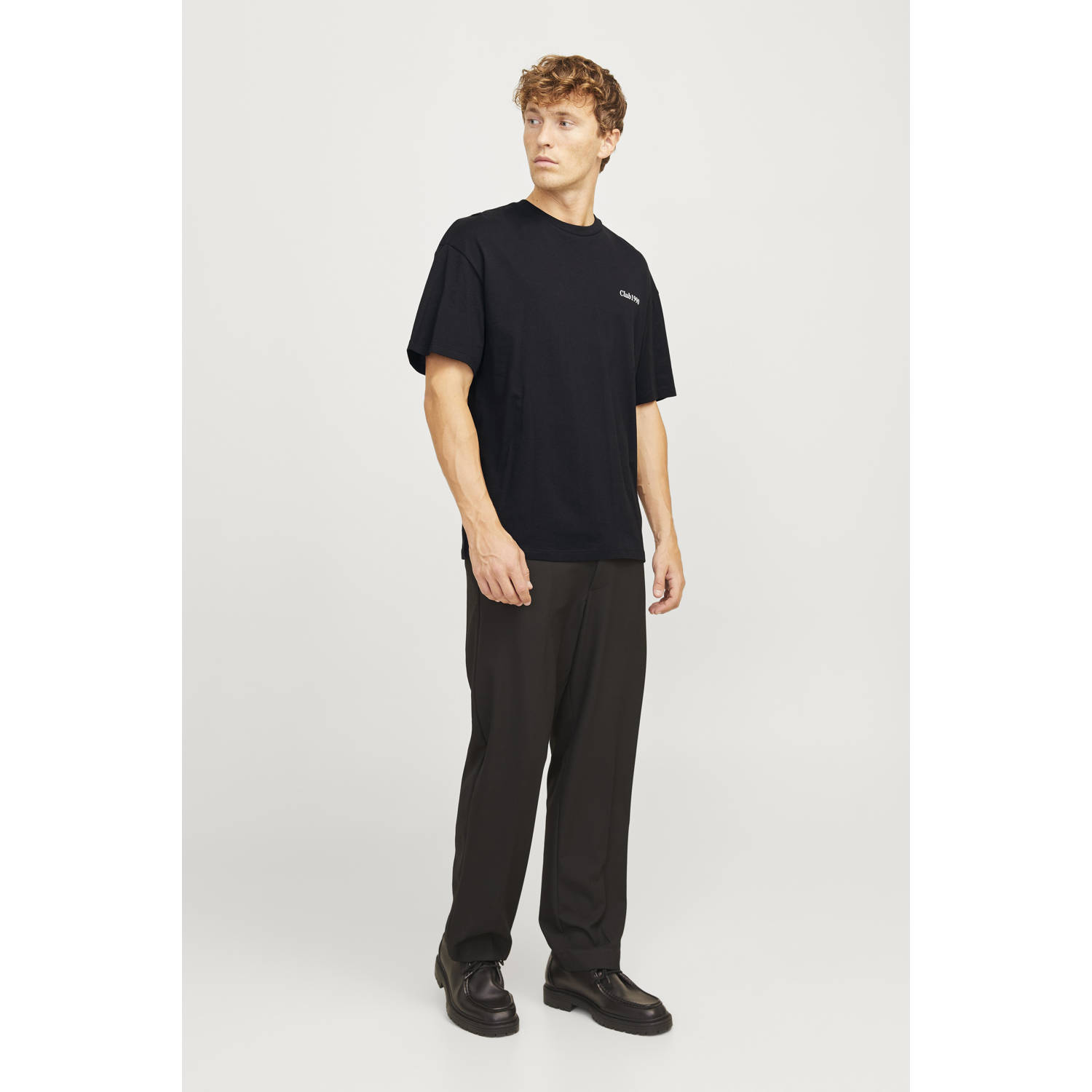 JACK & JONES ESSENTIALS T-shirt zwart