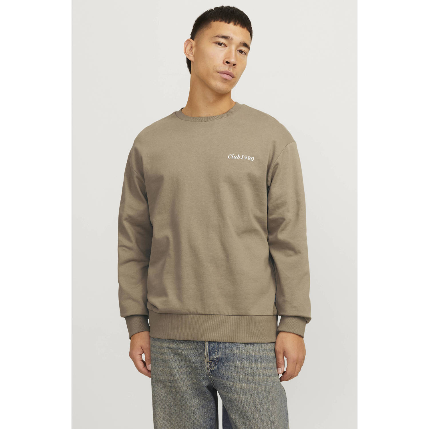 Jack & Jones Sweatshirt JJEBRADLEY GRAPHIC SWEAT CREW NOOS