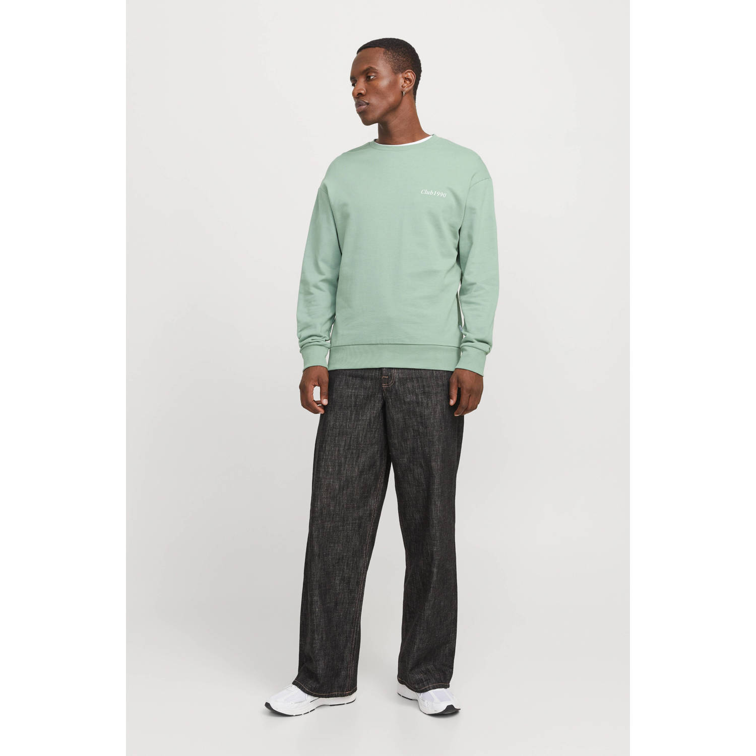 JACK & JONES ESSENTIALS sweater mintgroen