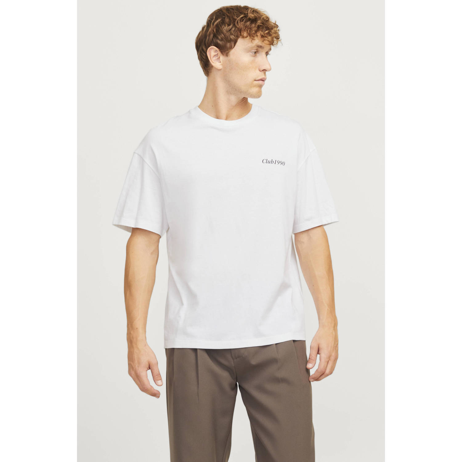 Jack & Jones Shirt met ronde hals JJEBRADLEY GRAPHIC TEE SS O-NECK NOOS