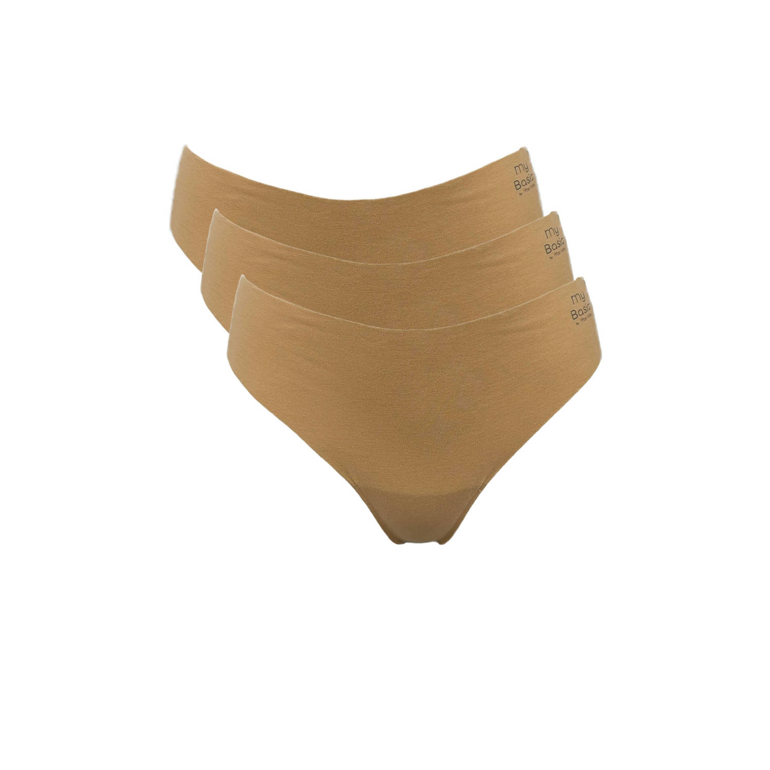 My Basic by After Eden naadloze string (set van 3) beige