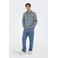 ONLY & SONS regular overshirt grijsblauw