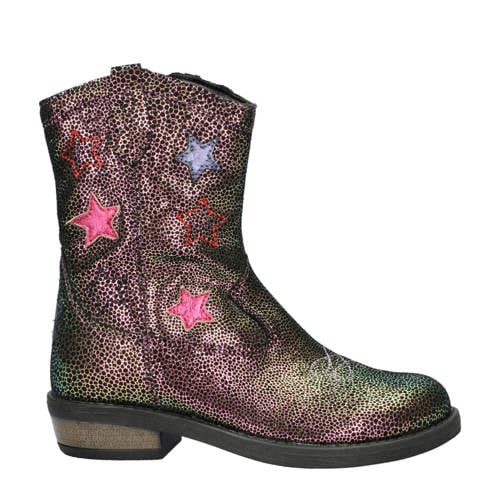 Nelson Kids suède cowboylaarzen roze multi afbeelding