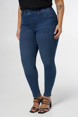 skinny jeans dark blue denim