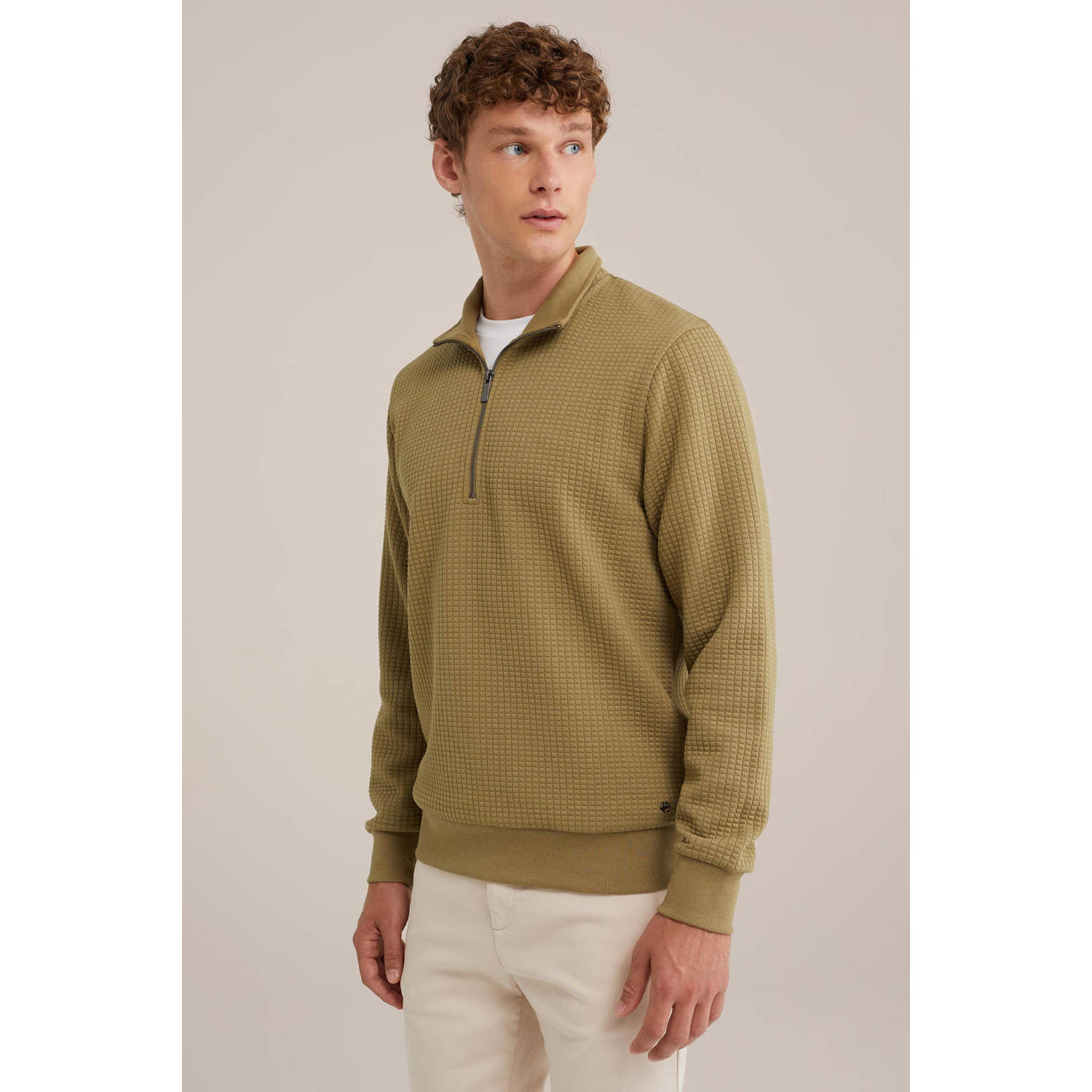 WE Fashion sweater groen