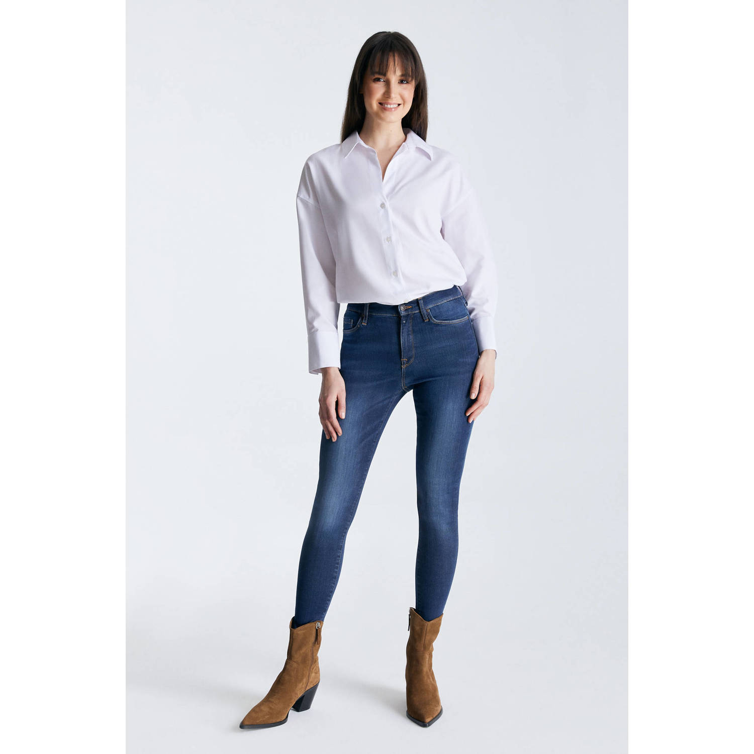 Cup of Joe Denim skinny jeans Sophia dark blue denim