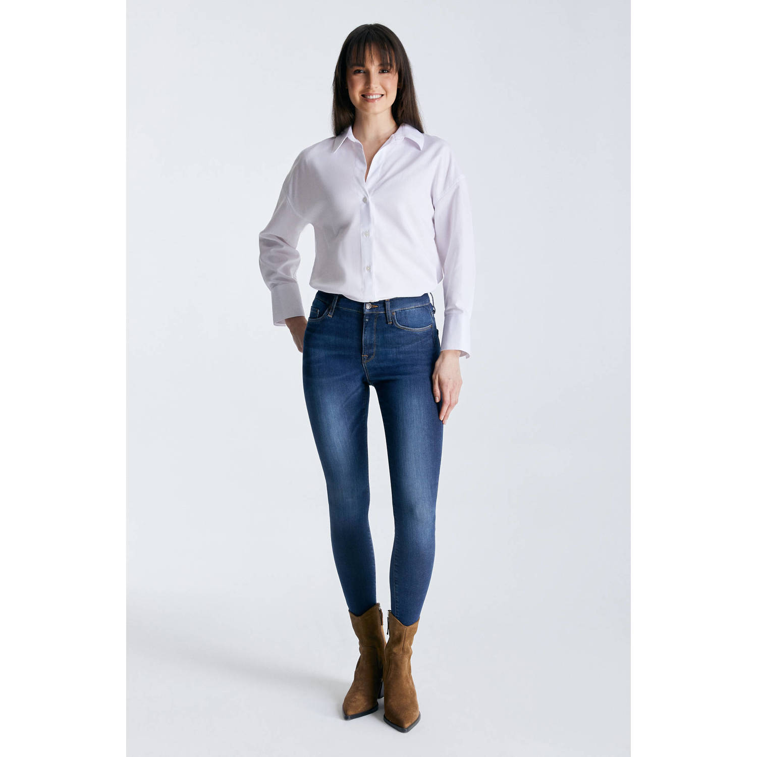 Cup of Joe Denim skinny jeans Sophia dark blue denim
