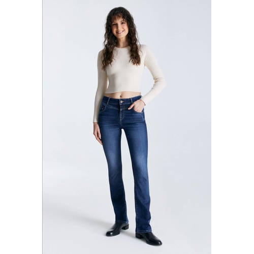 Cup of Joe Denim bootcut jeans Judith dark blue denim afbeelding