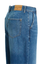 thumbnail: Cup of Joe Denim low waist wide leg jeans Maxine medium blue denim