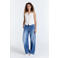Cup of Joe Denim Maxine wide leg jeans - mediumblauw