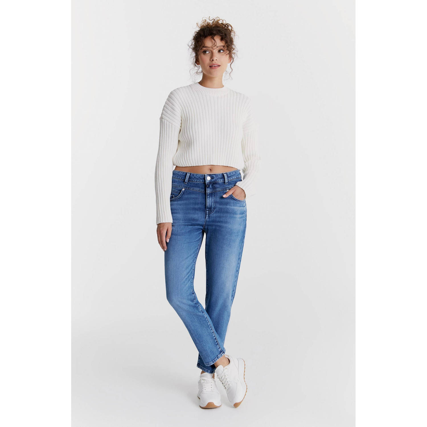 Cup of Joe Denim mom jeans Victoria medium blue denim